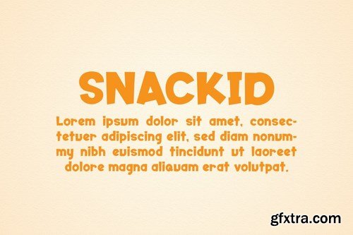 SNACKID Font