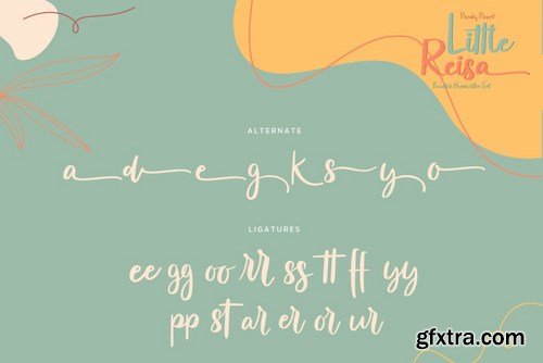 Little Reisa - Natural handwritten Font