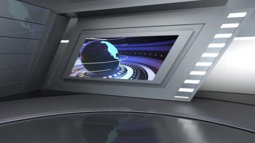 Videohive - Virtual News Studio Set N042 - 37102962 - 37102962