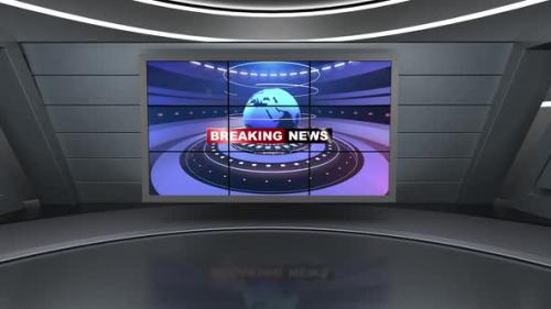 Videohive - Virtual News Studio Set N043 - 37102963 - 37102963