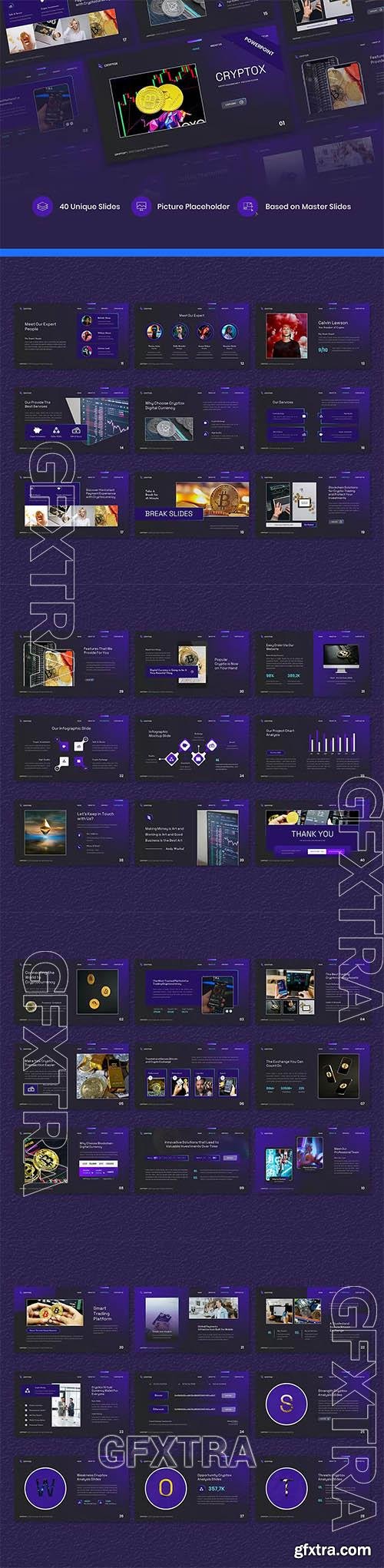 Cryptox – Cryptocurrency PowerPoint Template BQPFSVN