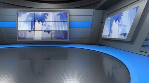 Videohive - Virtual News Studio Set N048 - 37102965 - 37102965