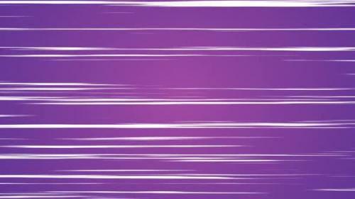 Videohive - Anime Speed Horizontal White Lines Purple Background - 37104405 - 37104405