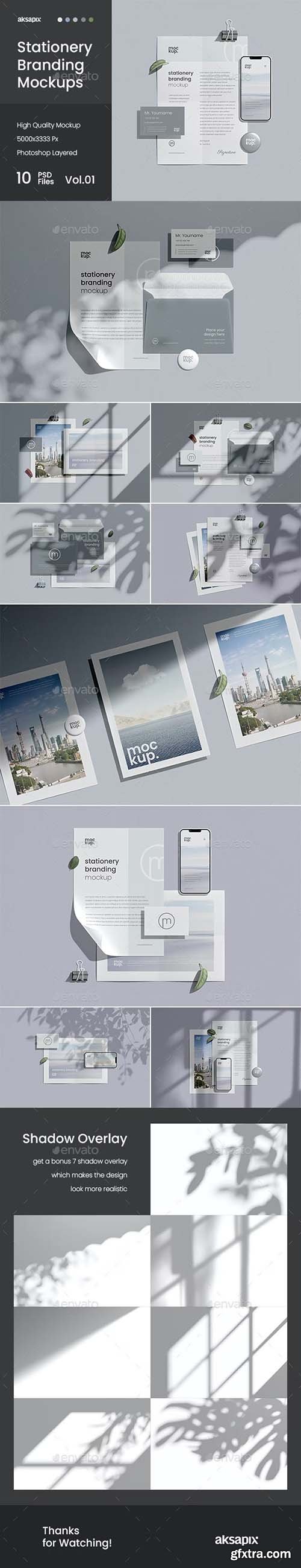 GraphicRiver - Stationery Branding Mockup V1 37050674