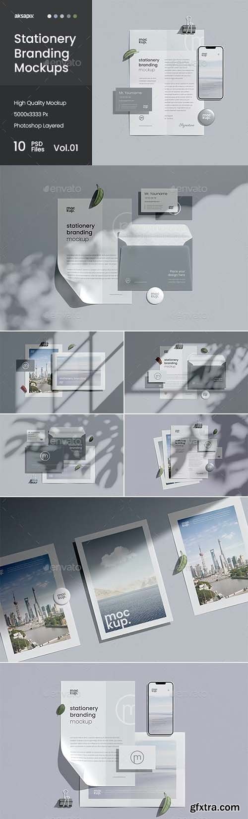 GraphicRiver - Stationery Branding Mockup V1 37050674