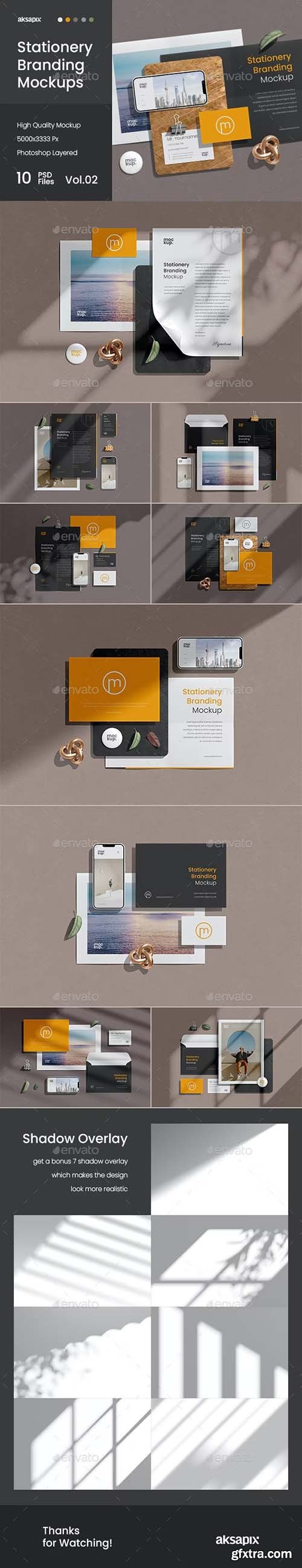 GraphicRiver - Stationery Branding Mockup V2 37050719