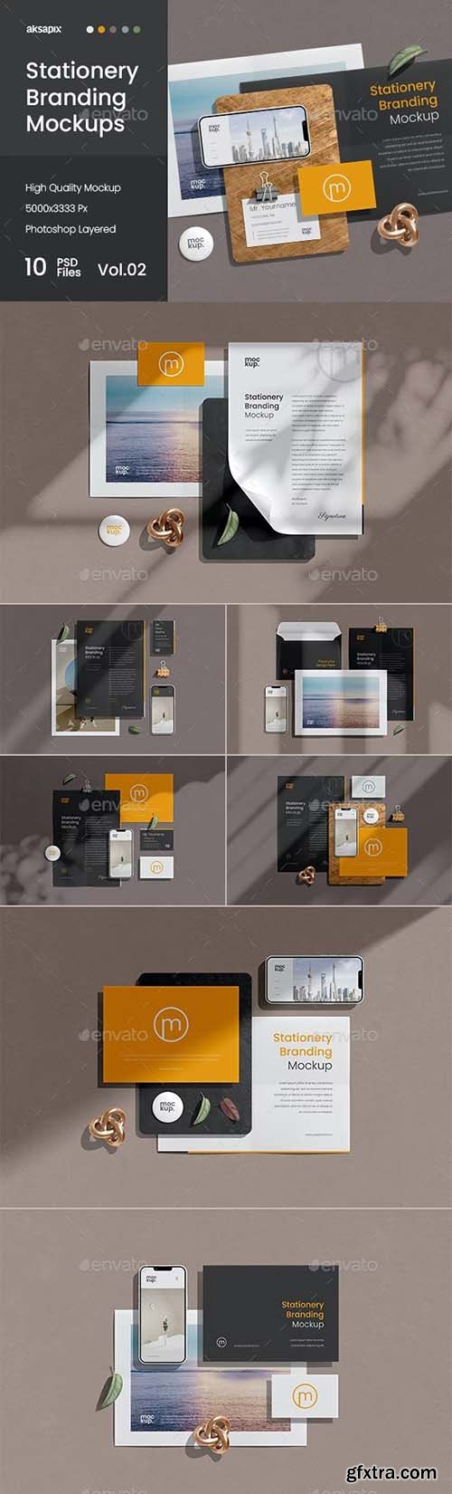 GraphicRiver - Stationery Branding Mockup V2 37050719