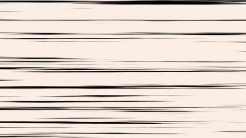 Videohive - Anime Speed Horizontal Black Lines White Background - 37104411 - 37104411