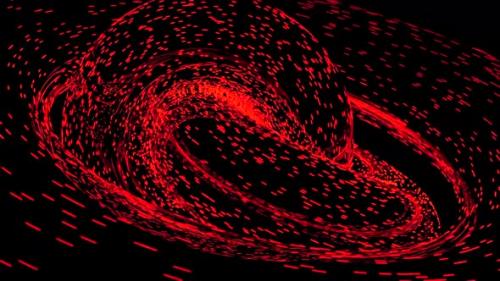 Videohive - Glowing particles move in swirling whirlpool - 37053541 - 37053541