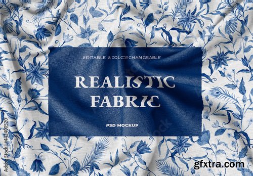Realistic Silk Fabric Mockup