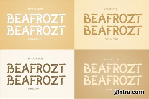 BEAFROZT Font