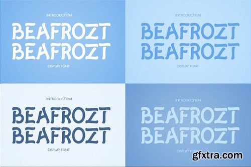 BEAFROZT Font