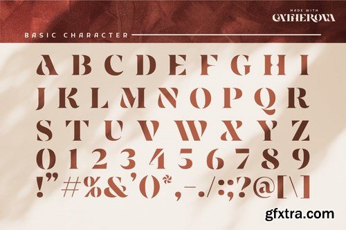 Catherova - Elegant and luxurious serif display