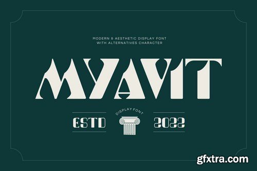 Modern - Myavit Font