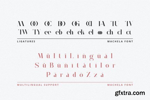 Modern - Machela Font