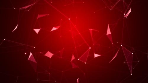 Videohive - Modern Plexus Background Red - 37070586 - 37070586