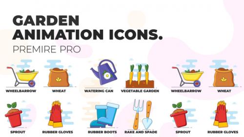 Videohive - Garden - Animation Icons (MOGRT) - 37186401 - 37186401
