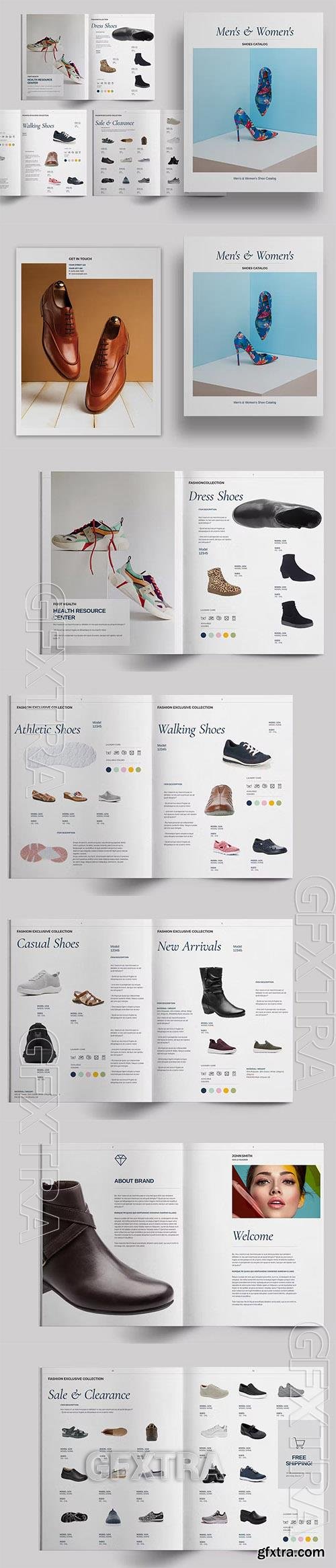 Shoe Store Catalog Layout 3A43LFF