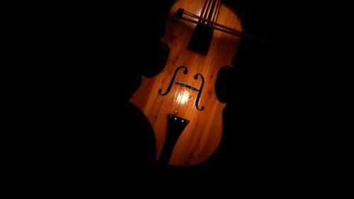 Videohive - Violin Black Background - 37189118 - 37189118