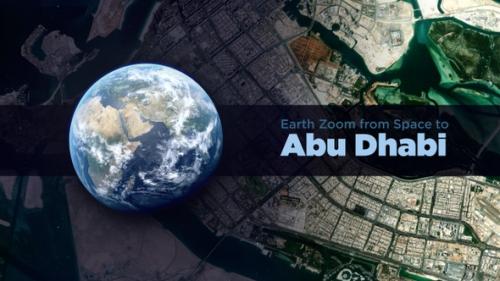 Videohive - Abu Dhabi (United Arab Emirates/ UAE) Earth Zoom to the City from Space - 37189714 - 37189714