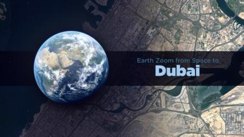 Videohive - Dubai (United Arab Emirates/ UAE) Earth Zoom to the City from Space - 37189716 - 37189716