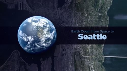 Videohive - Seattle (Washington, USA) Earth Zoom to the City from Space - 37189717 - 37189717