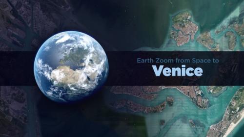 Videohive - Venice (Italy) Earth Zoom to the City from Space - 37189723 - 37189723