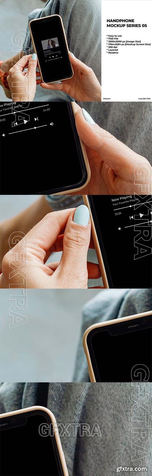 Handphone Mockup Series 05 J82FSH7