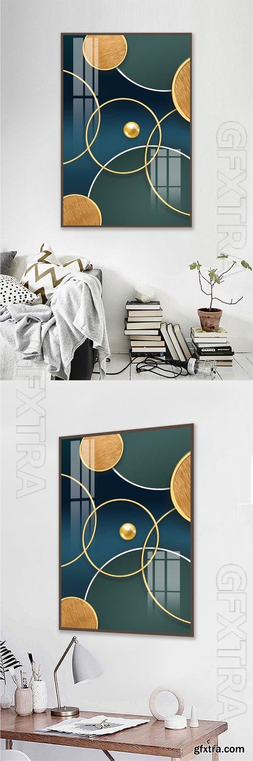 Geometric texture modern abstract decorative painting