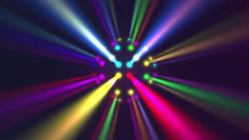 Videohive - Neon Disco Ball Seamless VJ Loop - 37226098 - 37226098