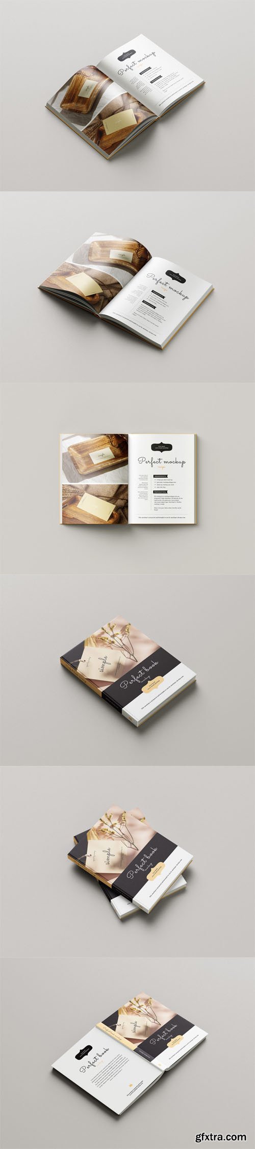 Hardcover Book PSD Mockups Templates