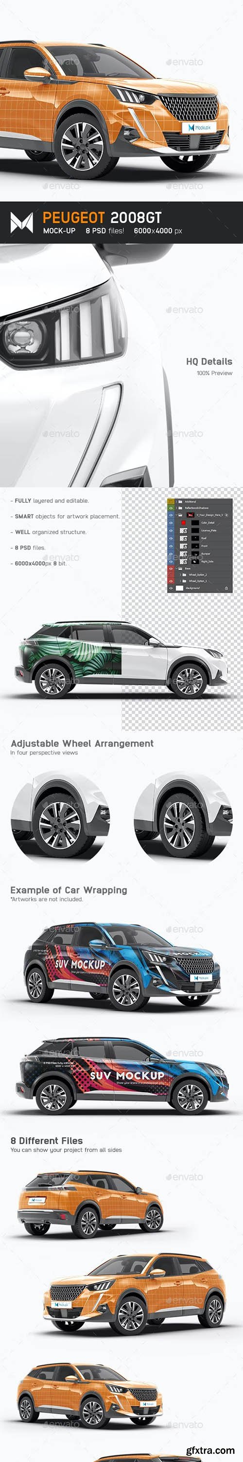 GraphicRiver - Peugeot 2008GT Crossover Mockup 35635004