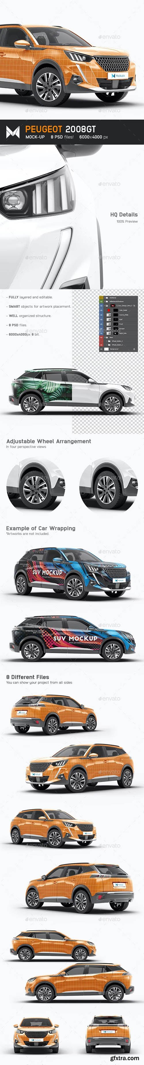 GraphicRiver - Peugeot 2008GT Crossover Mockup 35635004