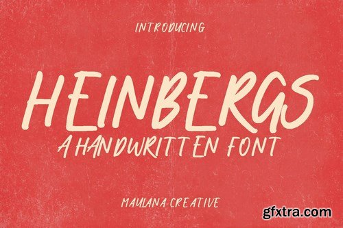 Heinbergs Handwritten Display Font