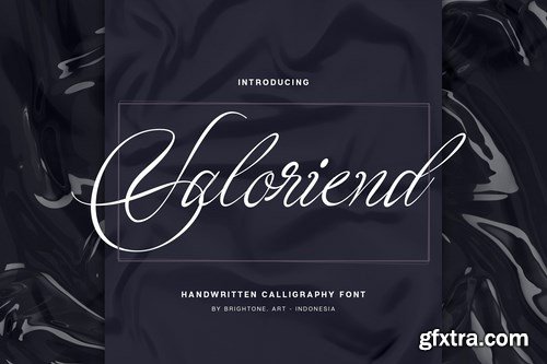 Valoriend - Beauty Lettering Font