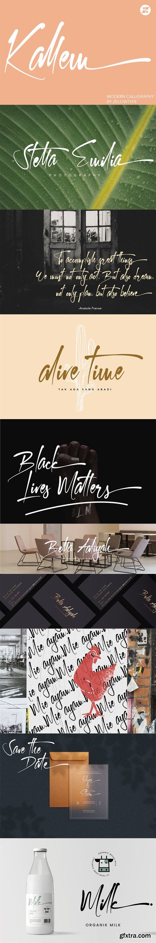 Kallem - Stylish Calligraphy Font