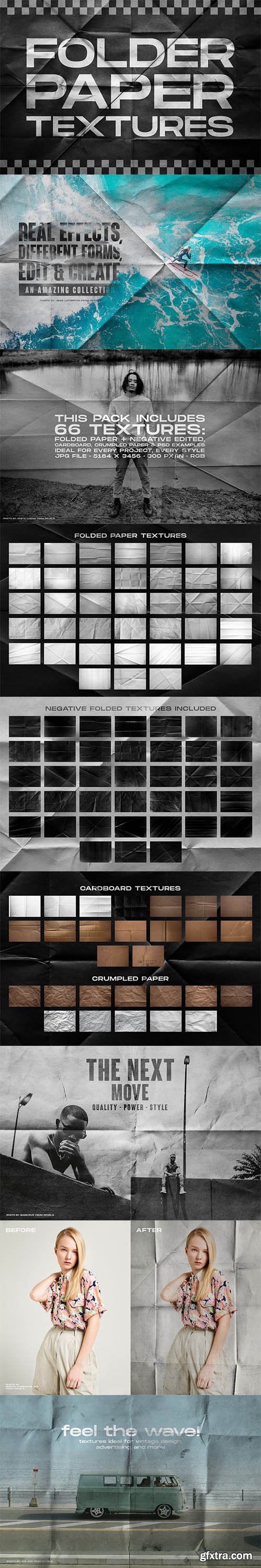 CreativeMarket - Folded paper textures collection 7085753