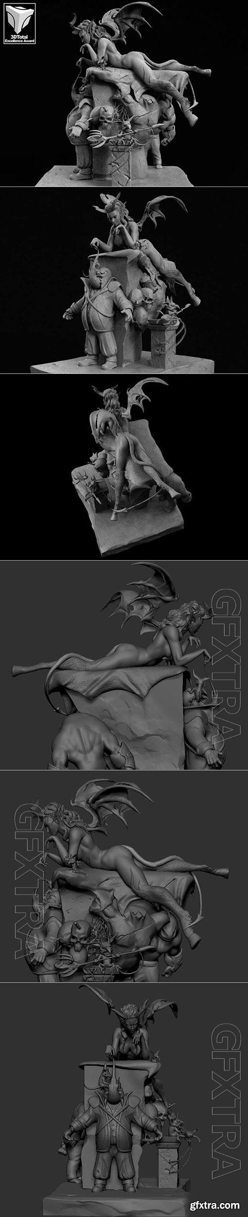 3D Print Models Succubus (concept by Bayard Wu)