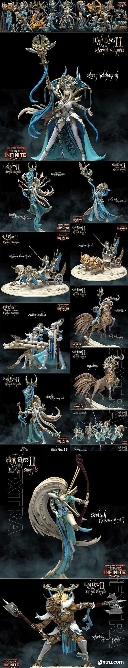 3D Print Models Heroes Infinite - High Elves of the Eternal Summits II April 2022