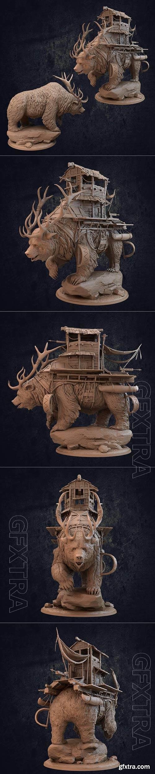 3D Print Models Ursalioth Giant Bear