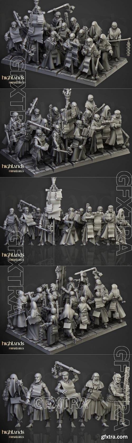 Highlands Miniatures - Fanatical Zealots 3D Printable