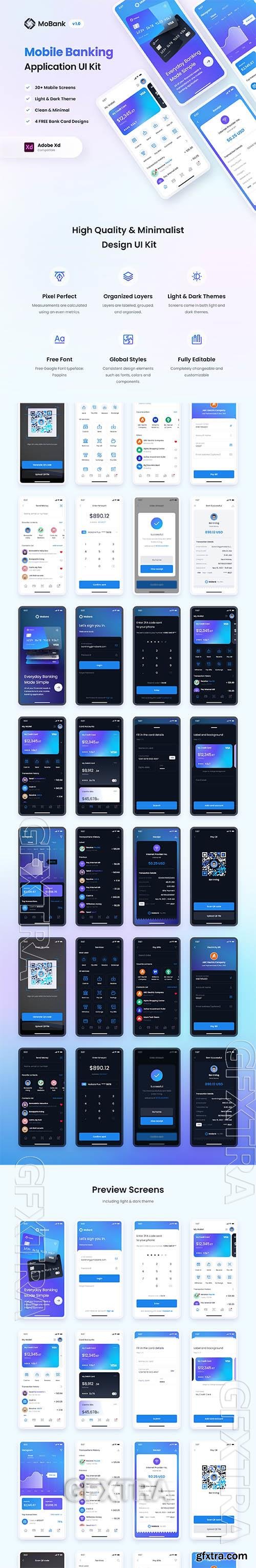 MoBank - Banking App UI Kit