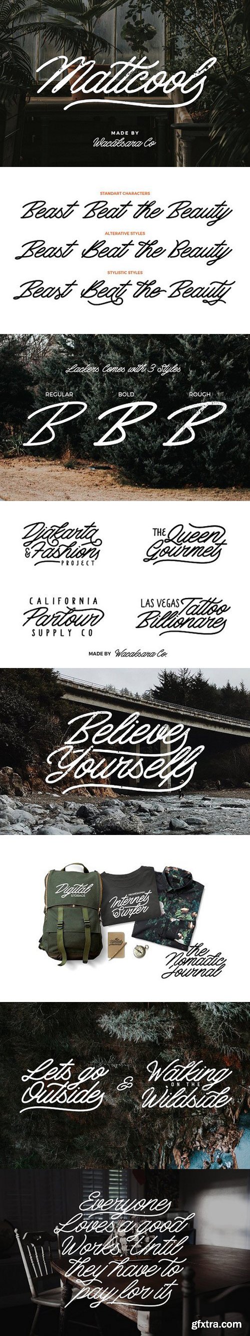 Mattcool Script font