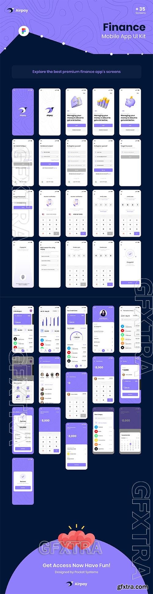 Airpay - Finance App UI Kit