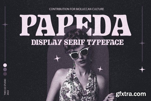 Papeda - Serif Display Typeface