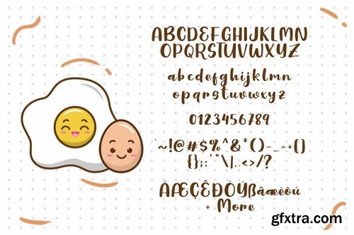 Cute Egg Font