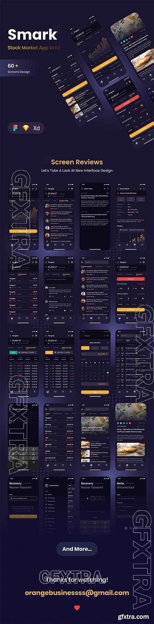 Smark - Stock Market App UI Kit