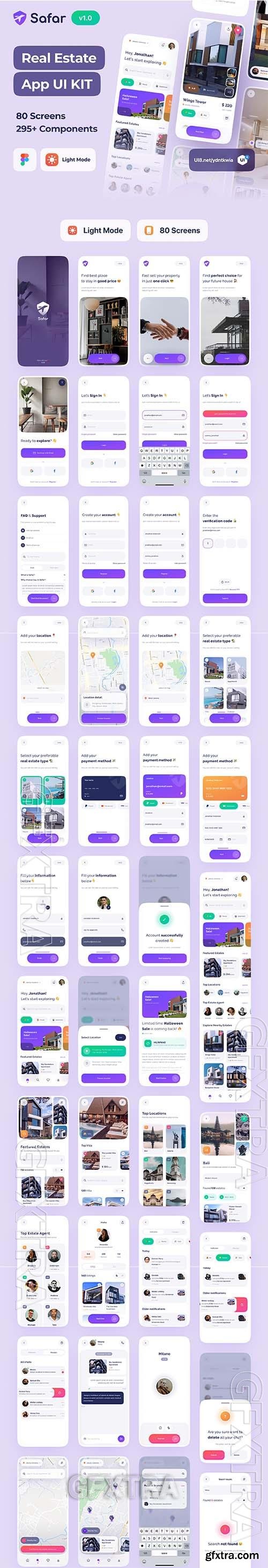 Safar - Real Estate App UI Kit