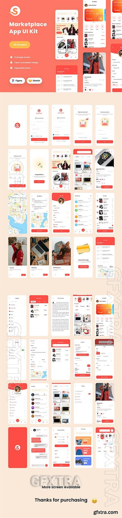 Marketplace / E-commerce UI Kit