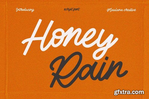 Honey Rain Signature Script Font